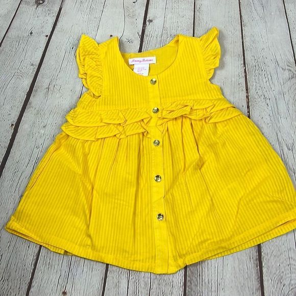 Tommy Bahama Dresses Tommybahama Baby Girl Yellow Dress 24 Months